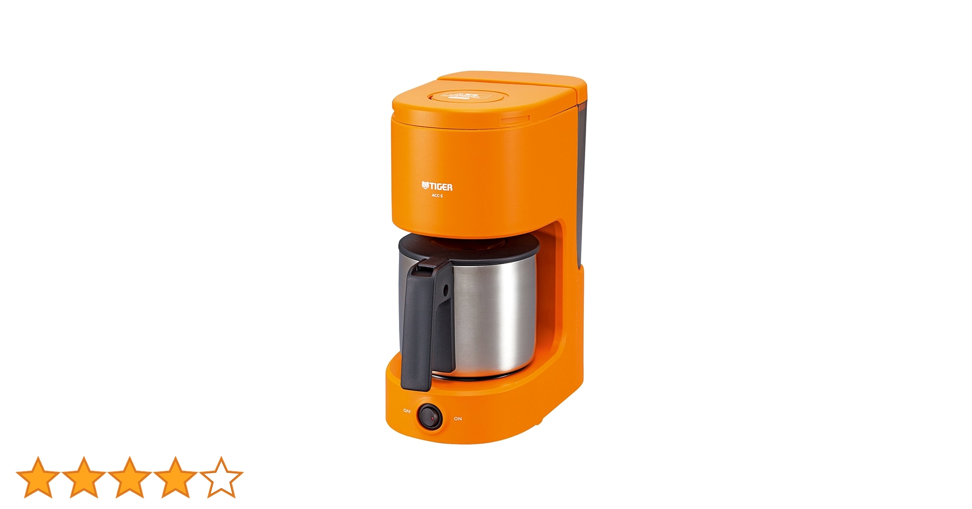 【新品未使用】TIGER タイガー ACC-S060 コーヒーメーカー オレンジ コーヒーメーカー ACC-S060 | 製品情報 | タイガー魔法瓶